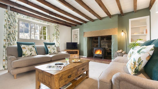 The sitting room at Cockayne Cottage, Yorkshire